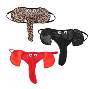 Men’s G-String Elephant Thong Underwear – T-Back Lingerie Briefs